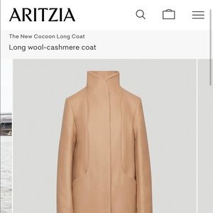 SOLD Aritzia Long Cocoon Coat